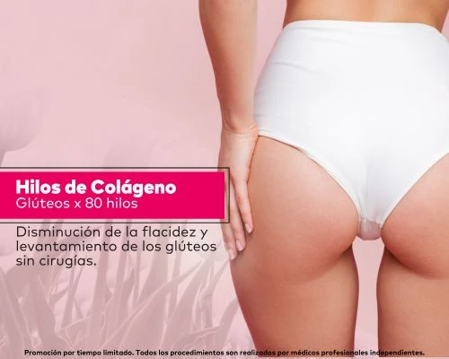 Hilos de Colágeno en Glúteos