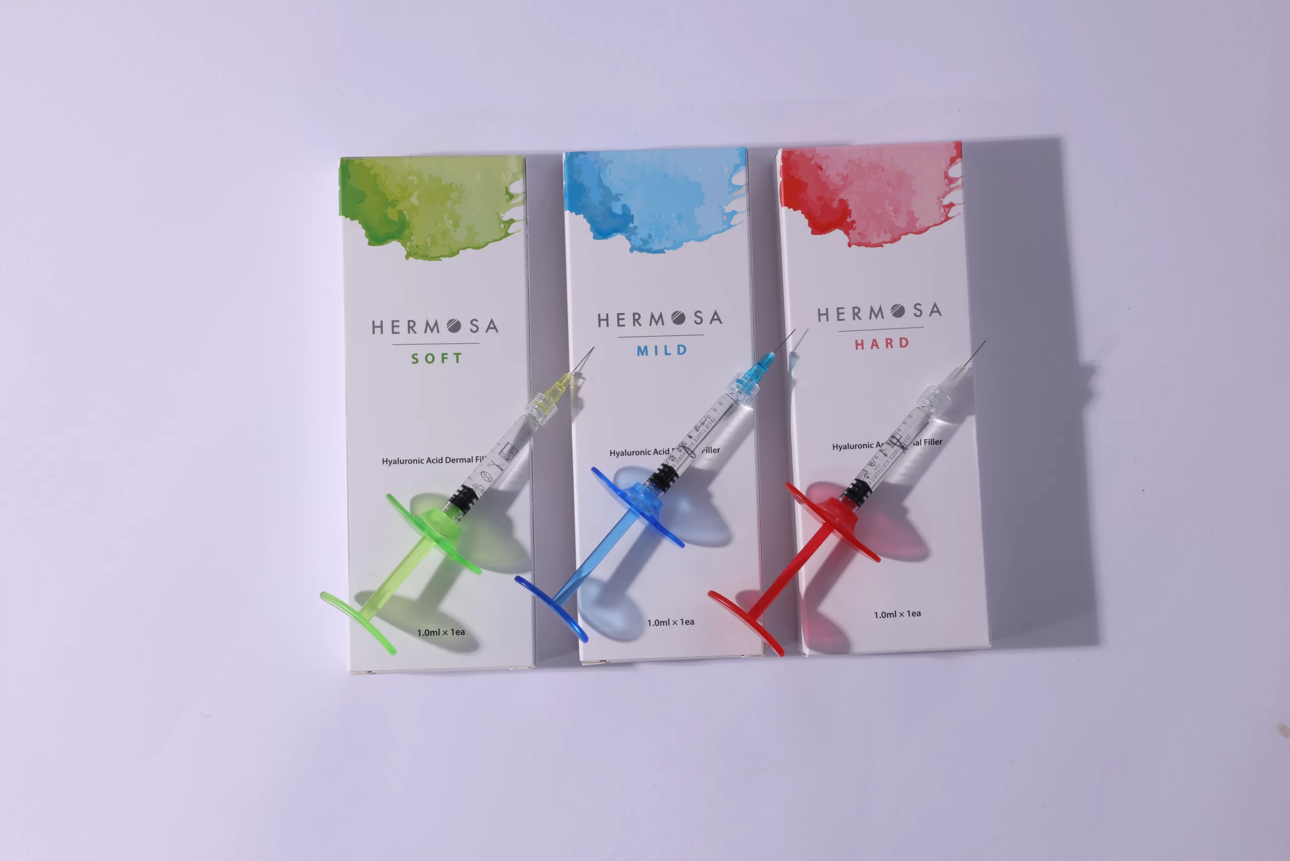 Ácido Hialurónico marca Hermosa, ref. Hard, Soft, Mild en Promoestetica.com