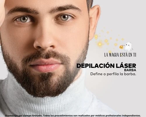 Depilación Láser Diodo Barba X 1 Sesión y 1 Zona