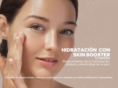 Hidrataión facial con skin boster en Promoestetica