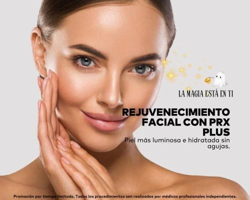 Rejuvenecimiento facial con PRX PLUS