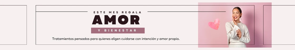 Banner de páginas internas para informar sobre el mes de amor y bienestar en Promoestetica