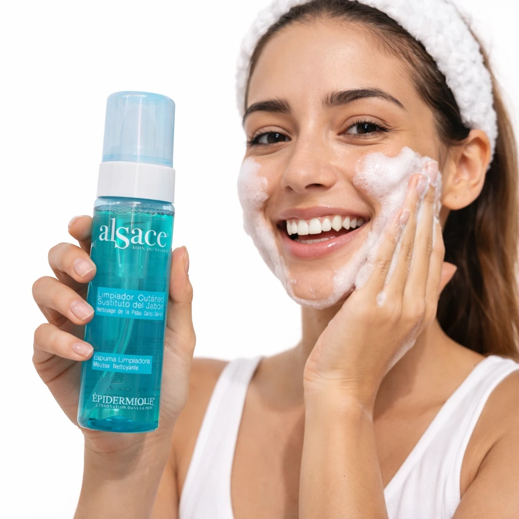 Imagen de testimonio para el producto Limpiador Cutáneo Sustituto del Jabón Alsace en Promoestetica