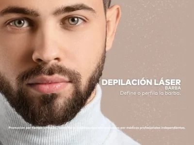 Depilación láser con diodo en barba en Promoestetica