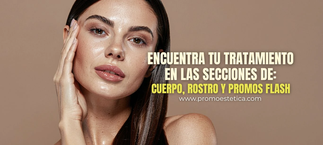 Banner grande de página principal para dar información general sobre la página web de Promoestetica