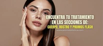 Banner pequeño de página principal para dar información general sobre la página web de Promoestetica