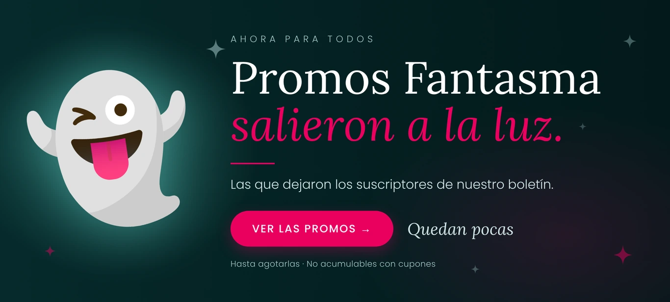Promos Fantasma: salieron a la luz. Quedan pocas, hasta agotarlas.